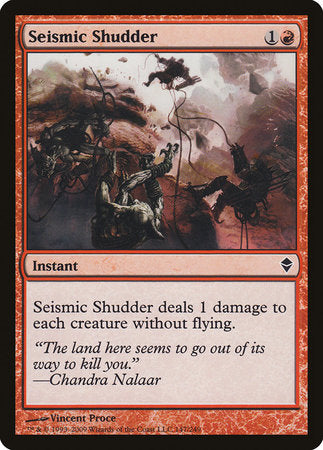 Seismic Shudder [Zendikar] | Fandemonia Ltd