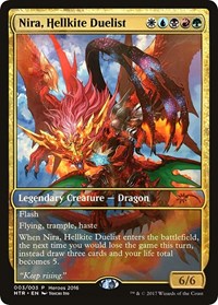 Nira, Hellkite Duelist [Unique and Miscellaneous Promos] | Fandemonia Ltd