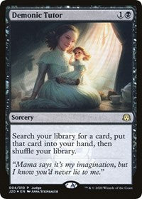 Demonic Tutor (J20) [Judge Promos] | Fandemonia Ltd