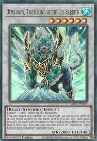 Dewloren, Tiger King of the Ice Barrier [SDFC-EN042] Ultra Rare | Fandemonia Ltd