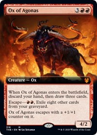 Ox of Agonas (Extended Art) [Theros Beyond Death] | Fandemonia Ltd