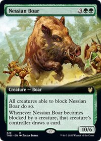 Nessian Boar (Extended Art) [Theros Beyond Death] | Fandemonia Ltd