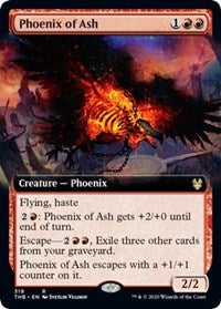 Phoenix of Ash (Extended Art) [Theros Beyond Death] | Fandemonia Ltd