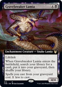 Gravebreaker Lamia (Extended Art) [Theros Beyond Death] | Fandemonia Ltd