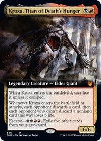 Kroxa, Titan of Death's Hunger (Extended Art) [Theros Beyond Death] | Fandemonia Ltd