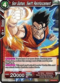 Son Gohan, Swift Reinforcement [BT9-010] | Fandemonia Ltd