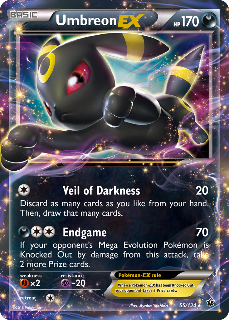 Umbreon EX (55/124) [XY: Fates Collide] | Fandemonia Ltd