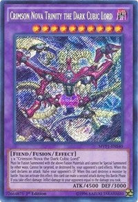 Crimson Nova Trinity the Dark Cubic Lord [MVP1-ENS40] Secret Rare | Fandemonia Ltd