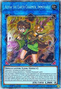 Aussa the Earth Charmer, Immovable (Prismatic) [IGAS-EN048] Prismatic Secret Rare | Fandemonia Ltd