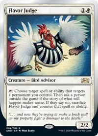 Flavor Judge [Unsanctioned] | Fandemonia Ltd