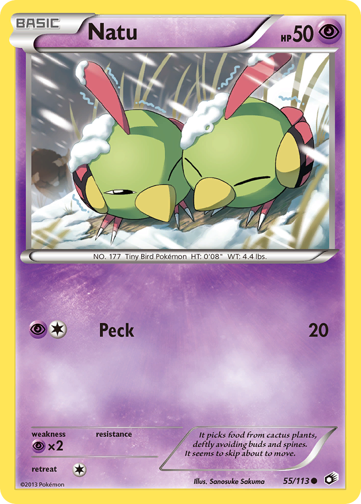 Natu (55/113) [Black & White: Legendary Treasures] | Fandemonia Ltd