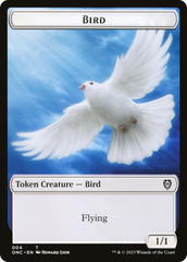 Bird // Cat Double-Sided Token [Phyrexia: All Will Be One Commander Tokens] | Fandemonia Ltd