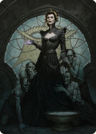 Liliana of the Veil Art Card [Dominaria United Art Series] | Fandemonia Ltd