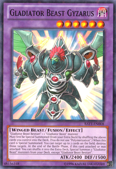 Gladiator Beast Gyzarus [BATT-EN008] Starfoil Rare | Fandemonia Ltd