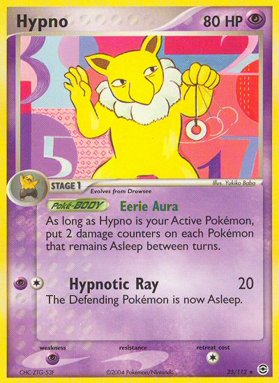 Hypno (25/112) [EX: FireRed & LeafGreen] | Fandemonia Ltd