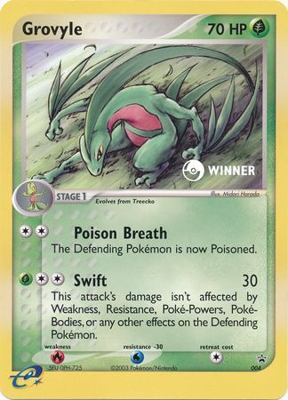 Grovyle (004) (Jumbo Card) [Nintendo: Black Star Promos] | Fandemonia Ltd