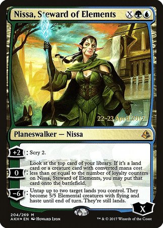 Nissa, Steward of Elements [Amonkhet Promos] | Fandemonia Ltd