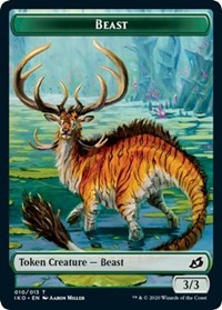 Beast Token [Ikoria: Lair of Behemoths] | Fandemonia Ltd