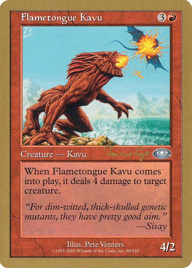 Flametongue Kavu (Tom van de Logt) [World Championship Decks 2001] | Fandemonia Ltd