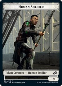 Human Soldier (004) // Zombie Double-sided Token [Commander 2020] | Fandemonia Ltd