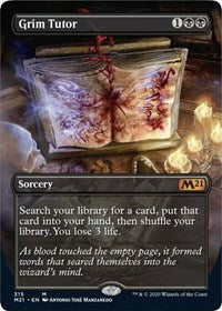 Grim Tutor (Alternate Art) [Core Set 2021] | Fandemonia Ltd