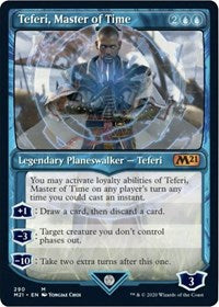 Teferi, Master of Time (Showcase) (290) [Core Set 2021] | Fandemonia Ltd