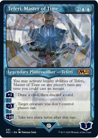 Teferi, Master of Time (Showcase) (291) [Core Set 2021] | Fandemonia Ltd