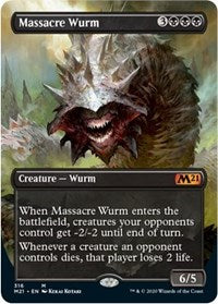 Massacre Wurm (Alternate Art) [Core Set 2021] | Fandemonia Ltd