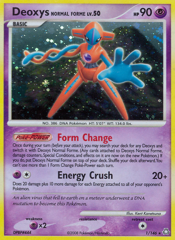 Deoxys Normal Forme (1/146) [Diamond & Pearl: Legends Awakened] | Fandemonia Ltd