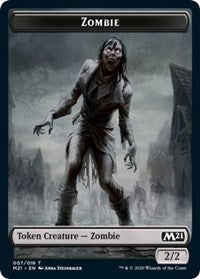 Zombie Token [Core Set 2021] | Fandemonia Ltd