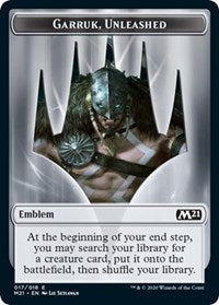 Emblem - Garruk, Unleashed [Core Set 2021] | Fandemonia Ltd