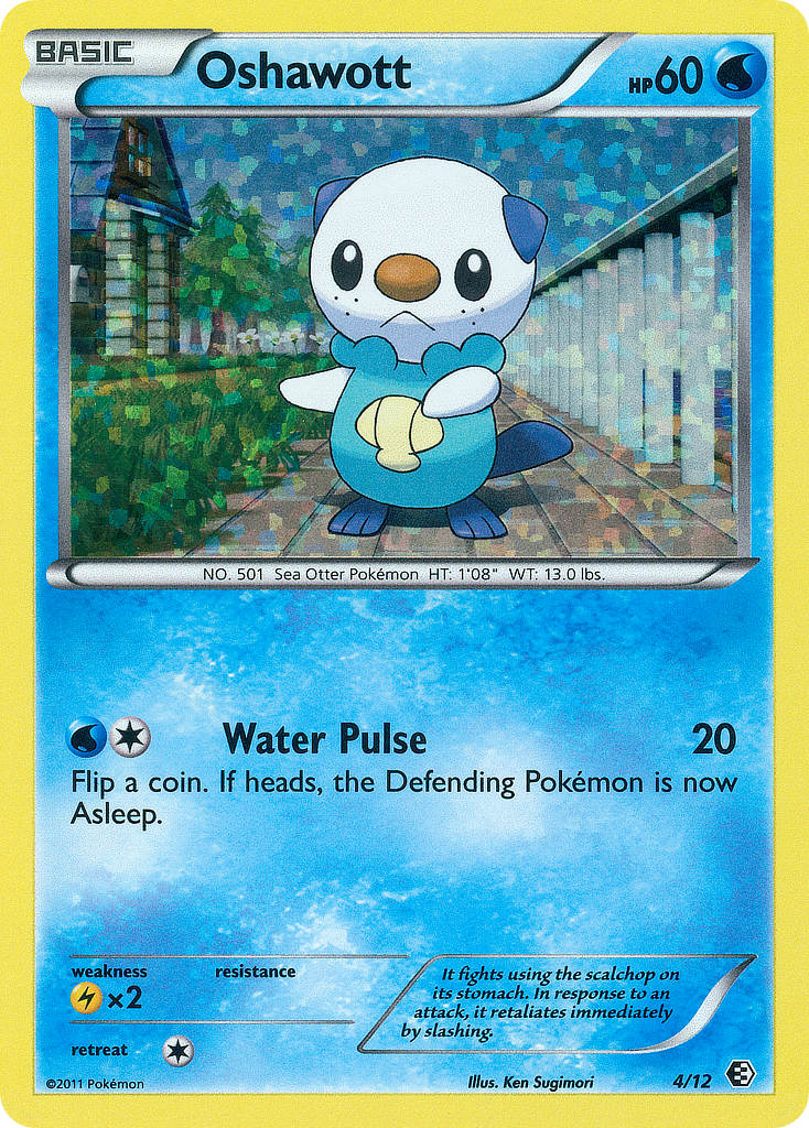 Oshawott (4/12) [McDonald's Promos: 2011 Collection] | Fandemonia Ltd