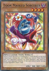 Toon Masked Sorcerer [LDS1-EN058] Common | Fandemonia Ltd