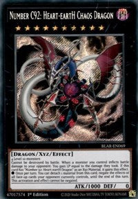 Number C92: Heart-eartH Chaos Dragon [BLAR-EN069] Secret Rare | Fandemonia Ltd