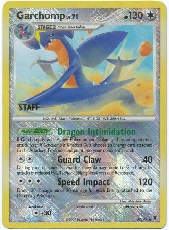 Garchomp (5/147) (Championship Promo Staff) [Platinum: Supreme Victors] | Fandemonia Ltd