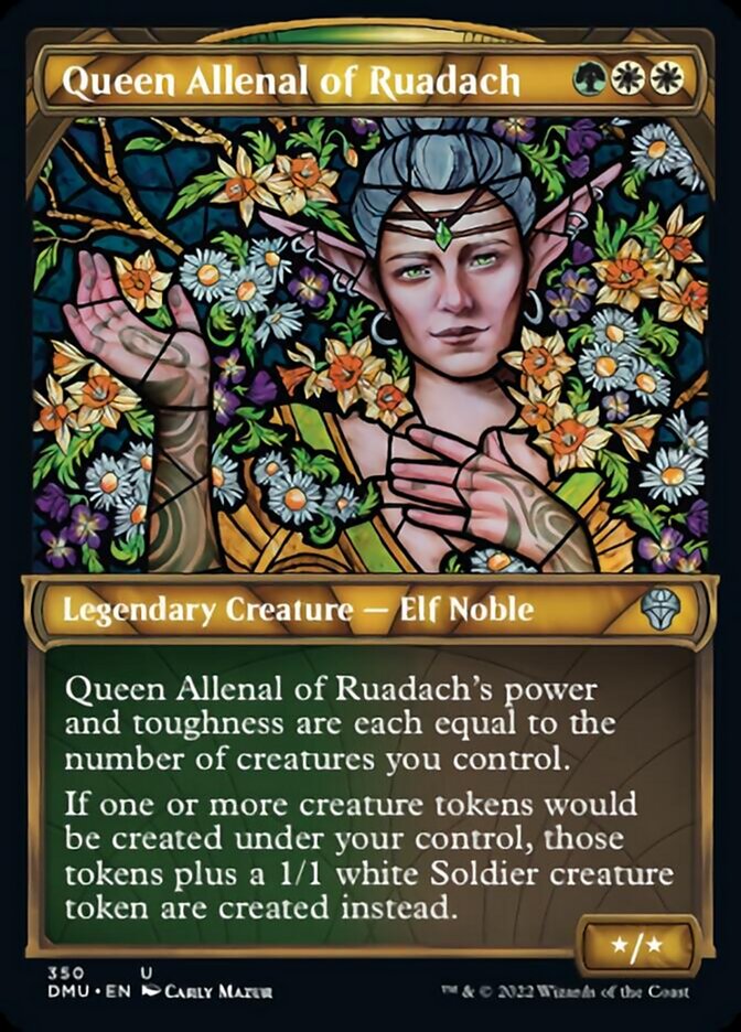 Queen Allenal of Ruadach (Showcase Textured) [Dominaria United] | Fandemonia Ltd