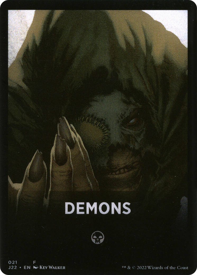 Demons Theme Card [Jumpstart 2022 Front Cards] | Fandemonia Ltd