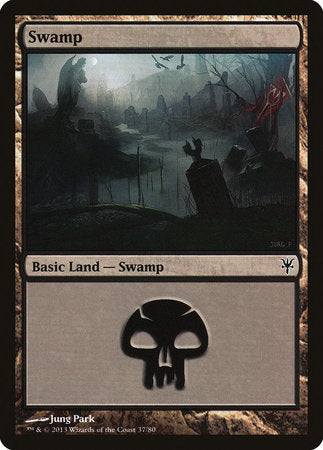 Swamp (37) [Duel Decks: Sorin vs. Tibalt] | Fandemonia Ltd