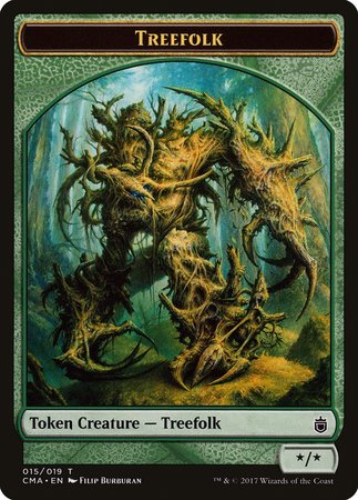 Treefolk Token (015) [Commander Anthology Tokens] | Fandemonia Ltd