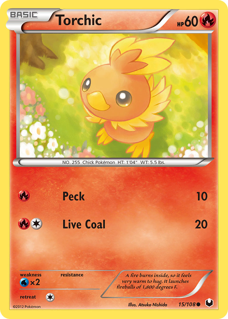 Torchic (15/108) [Black & White: Dark Explorers] | Fandemonia Ltd