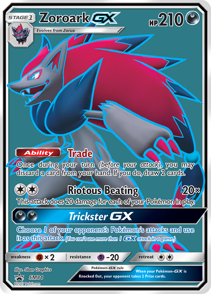 Zoroark GX (SM84) [Sun & Moon: Black Star Promos] | Fandemonia Ltd