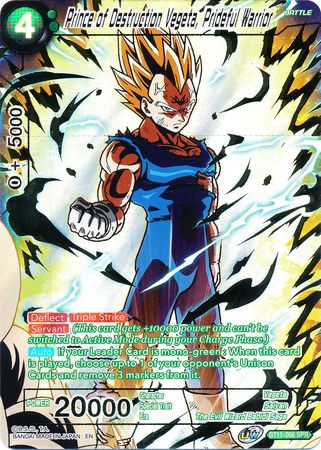 Prince of Destruction Vegeta, Prideful Warrior (SPR) [BT11-066] | Fandemonia Ltd