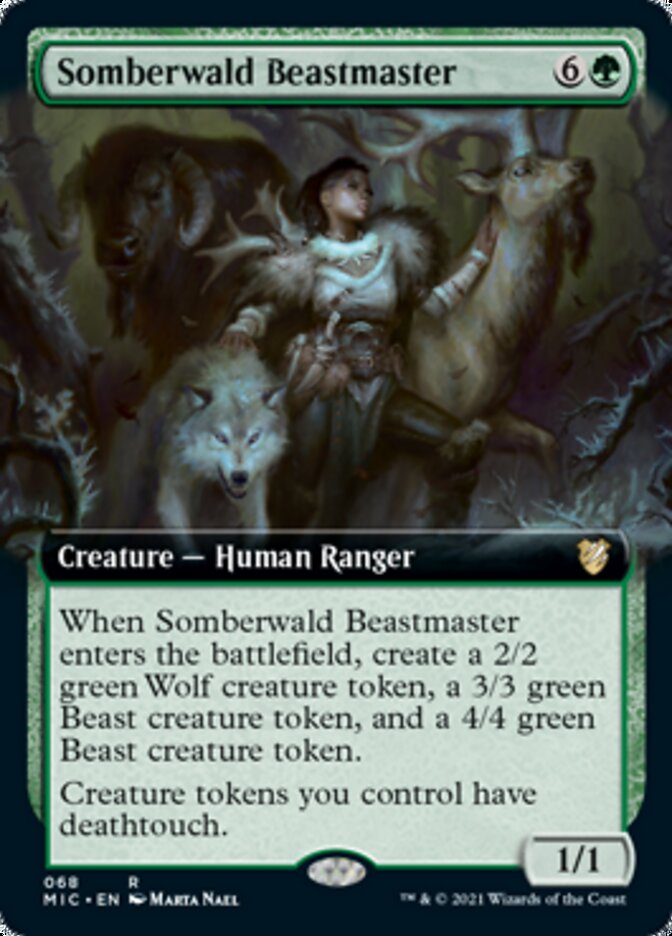 Somberwald Beastmaster (Extended) [Innistrad: Midnight Hunt Commander] | Fandemonia Ltd