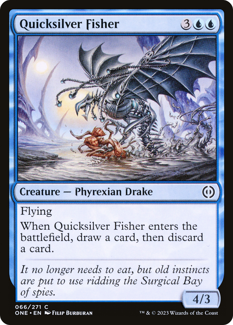 Quicksilver Fisher [Phyrexia: All Will Be One] | Fandemonia Ltd