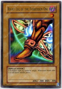 Right Leg of the Forbidden One [LOB-120] Ultra Rare | Fandemonia Ltd