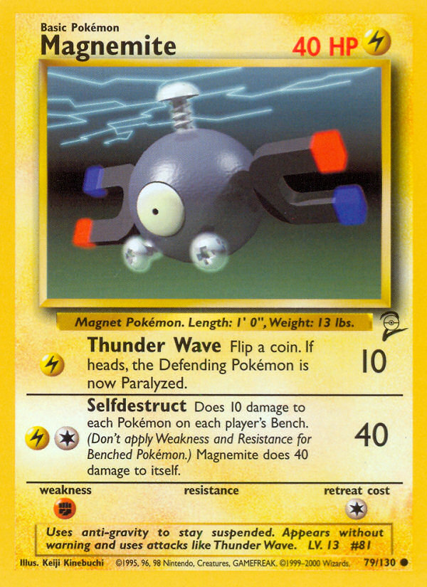 Magnemite (79/130) [Base Set 2] | Fandemonia Ltd