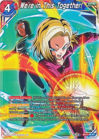 We're in This Together! (Starter Deck - Instinct Surpassed) [SD11-05] | Fandemonia Ltd