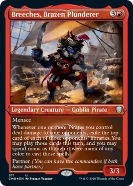 Breeches, Brazen Plunderer (Foil Etched) [Commander Legends] | Fandemonia Ltd