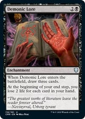 Demonic Lore [Commander Legends] | Fandemonia Ltd