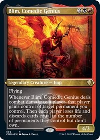 Blim, Comedic Genius (Foil Etched) [Commander Legends] | Fandemonia Ltd